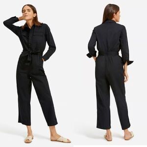 Everlane Women's The Modern Utility Jumpsuit Black